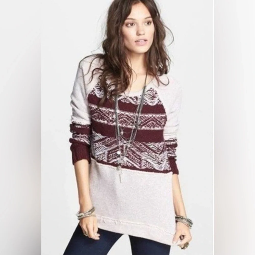❄️ Free People “Snow Angel” Sweater (Size M)